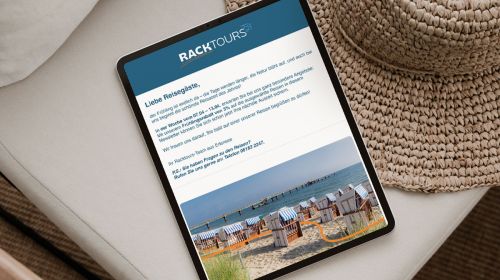 Newsletter auf dem iPad